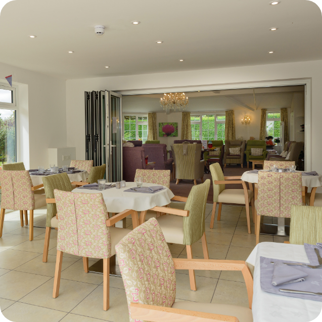 Summerlands | an image showing our dinning area