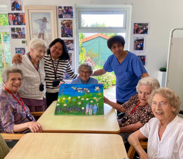 Summerlands | our staff and residents presenting artwork